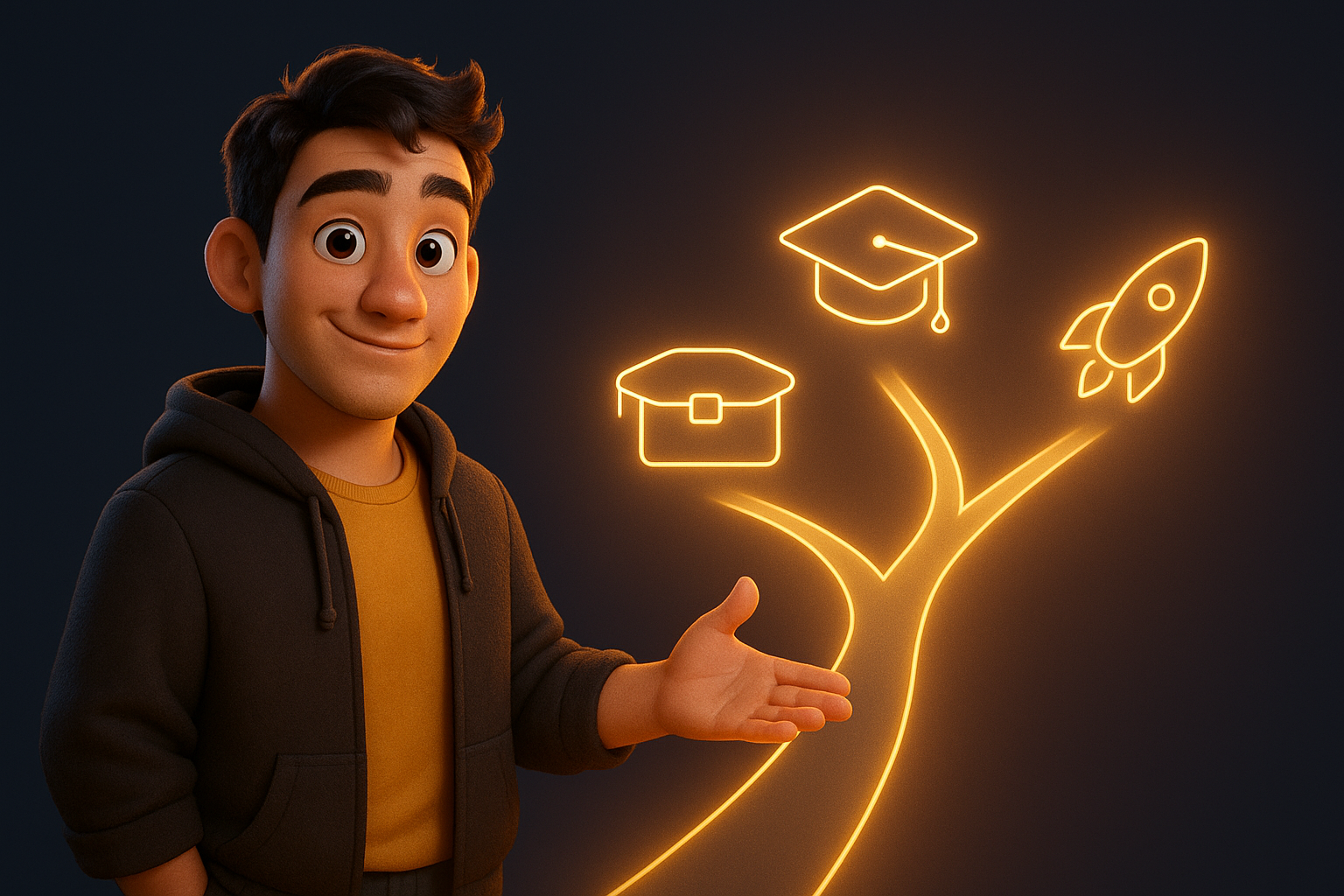 Coach Mark guides your learning path